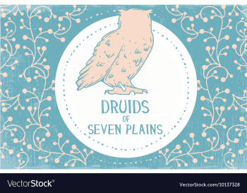 With subtle background and vintage typograph vector image