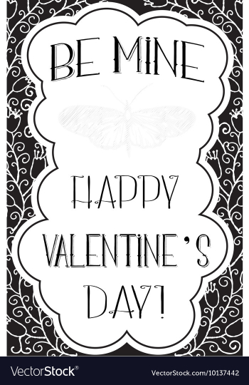 With subtle background and vintage typograph vector image