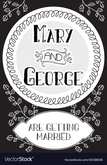 With subtle background and vintage typograph vector image