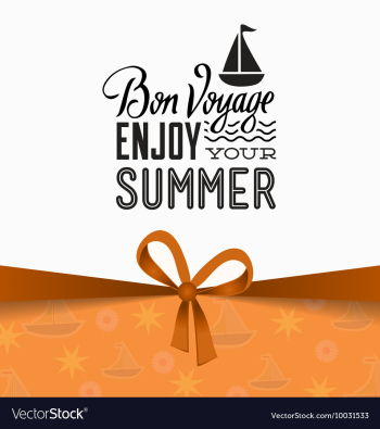 With summer and flower vector image With summer and flower vector image
