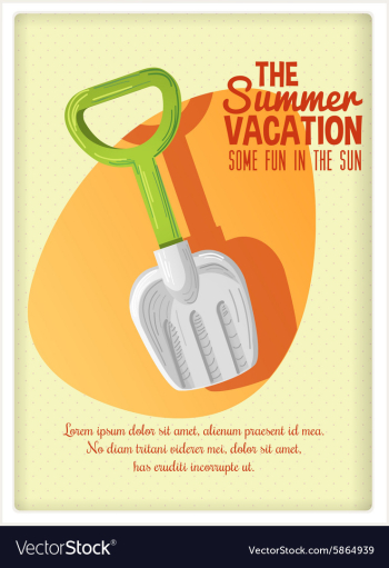 With summer and flower vector image With summer and flower vector image
