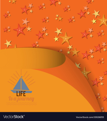 With summer and summer stuff vector image