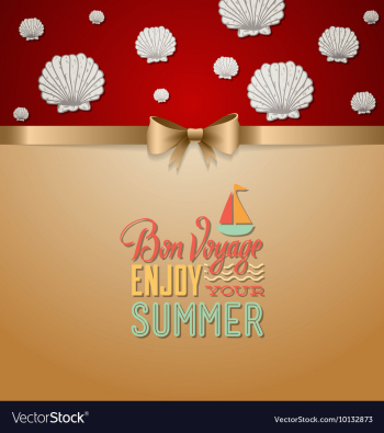 With summer and summer stuff vector image