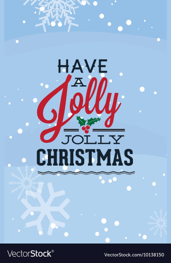 With winter elements and holiday elements vector image With winter elements and holiday elements vector image