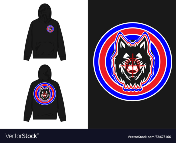 wolf character with targeting mark wolf character with targeting mark