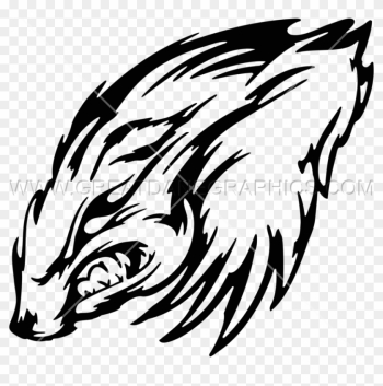 Wolf Claw - Wolverine Animal Line Art Wolf Claw - Wolverine Animal Line Art
