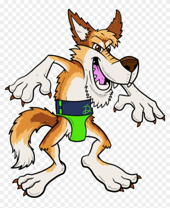 Wolf Diaper 2 Small - Gray Wolf