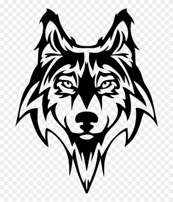 Wolf Dog Doggy Snout Jdm Auto Car Bumper Window Vinyl - Wolf Tattoo Vector