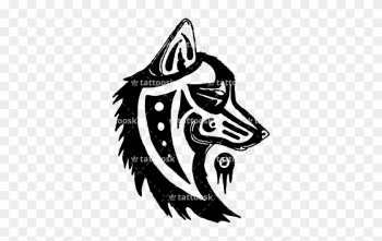 Wolf Dog Tribal Totem Native Indian Tattoo - Wolf Dog Tribal Totem Native Indian Tattoo Wolf Dog Tribal Totem Native Indian Tattoo - Wolf Dog Tribal Totem Native Indian Tattoo