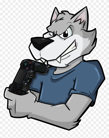 Wolf Dude - Cartoon Wolf Dude - Cartoon
