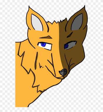 Wolf/fox Shaded By Fox-tron - Cartoon Wolf/fox Shaded By Fox-tron - Cartoon