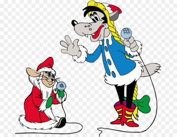 Wolf Hare Ded Moroz New Year Soviet Union - wolf Wolf Hare Ded Moroz New Year Soviet Union - wolf