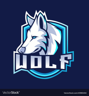 wolf mascot logo wolf mascot logo