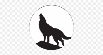 Wolf Moon 1 Gobo Projected Image - Wolf Silhouette Wolf Moon 1 Gobo Projected Image - Wolf Silhouette