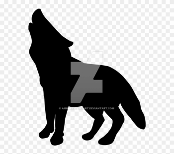 Wolf Silhouette By Anndreaoursart - Wolf Silhouette Wolf Silhouette By Anndreaoursart - Wolf Silhouette