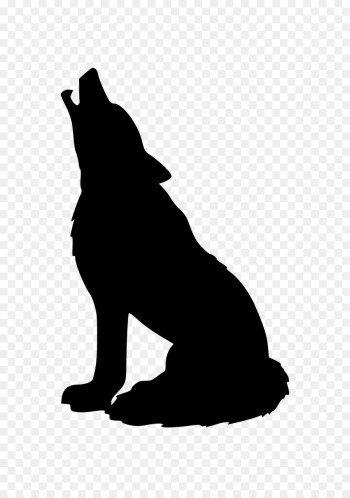 Wolf, Silhouette, Drawing, White, Black PNG Wolf, Silhouette, Drawing, White, Black PNG