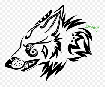 Wolf Tribal Png - Drawing Wolf Tribal Png - Drawing