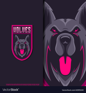 wolves mascot logo wolves mascot logo