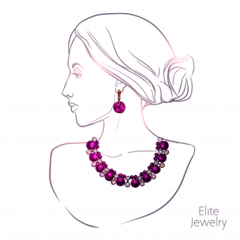 Woman and jewelry Woman and jewelry