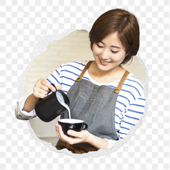 Woman barista png sticker, career | Free PNG - rawpixel Woman barista png sticker, career | Free PNG - rawpixel