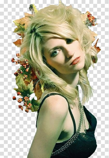 Woman Blond Female Autumn, sari transparent background PNG clipart