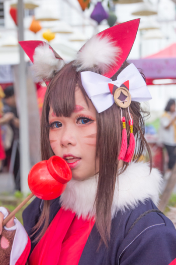 Woman Cosplaying Cat Anime Woman Cosplaying Cat Anime