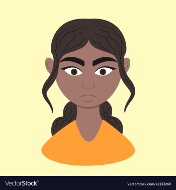 woman different race portrait cartoon woman different race portrait cartoon