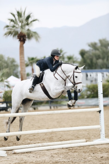 Woman Doing Show Jumping Woman Doing Show Jumping