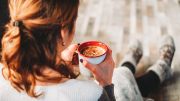 Woman Drinking Coffee Woman Drinking Coffee