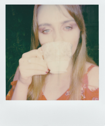 Woman Drinking Coffee Woman Drinking Coffee
