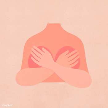 Woman embracing herself paper craft character | Free illustration - 2324016 Woman embracing herself paper craft character | Free illustration - 2324016