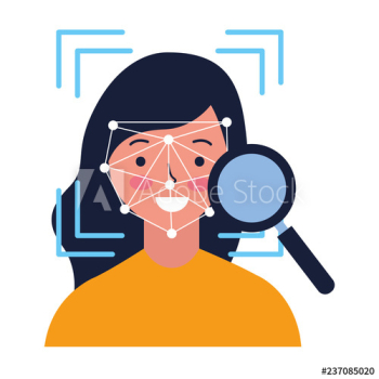 woman face scan woman face scan