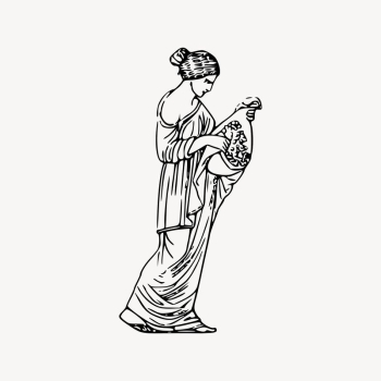Woman farmer clipart, Greek illustration | Free Vector Illustration - rawpixel Woman farmer clipart, Greek illustration | Free Vector Illustration - rawpixel