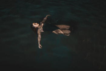 Woman Floating on Water Woman Floating on Water