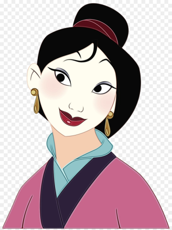 Woman, Girl, Headgear, Cartoon, Art PNG