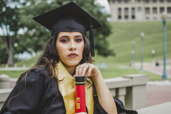 Woman Graduating Woman Graduating