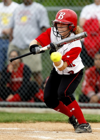 Woman Holding Baseball Bat Woman Holding Baseball Bat