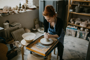 Woman Holding Clay Woman Holding Clay