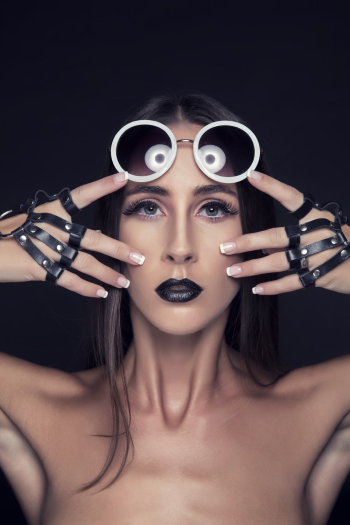 Woman Holding Face Woman Holding Face