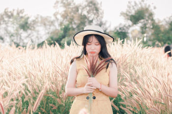 Woman Holding Plant Woman Holding Plant