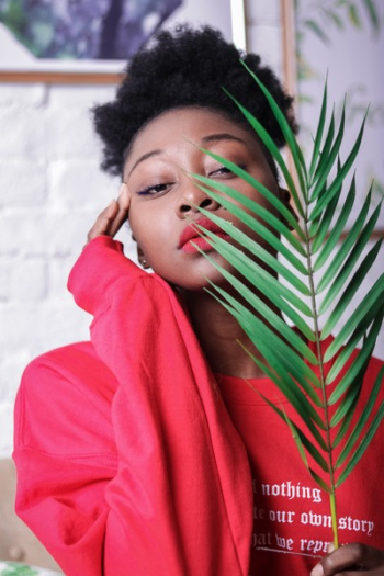 Woman Holding Plant Woman Holding Plant