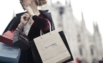 Woman Holding Shopping Bags Woman Holding Shopping Bags