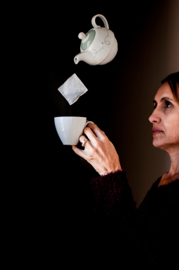 Woman Holding Teacup Woman Holding Teacup