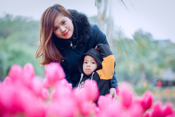 Woman Hugging Child Woman Hugging Child