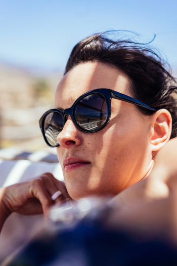 Woman in Black Sunglasses Woman in Black Sunglasses