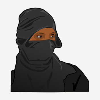Woman in burqa, masked woman | Free PSD - rawpixel Woman in burqa, masked woman | Free PSD - rawpixel