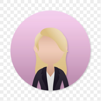 Woman in formal dress avatar | Free PNG Sticker - rawpixel