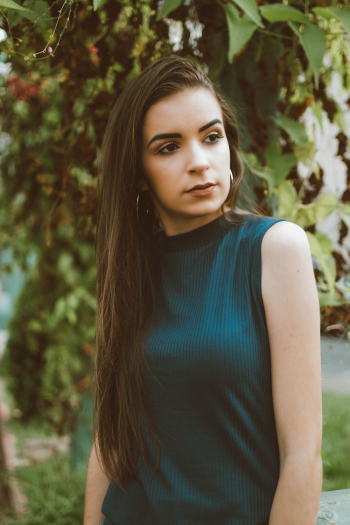 Woman In Green Top Woman In Green Top