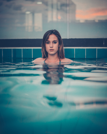 Woman In Pool Woman In Pool