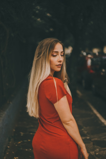 Woman in Red Dress Woman in Red Dress